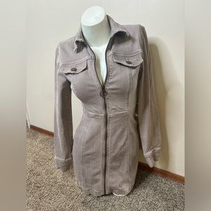 BDG Zip dress oatmeal